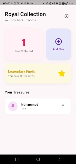 Royal Pin Planner Screenshot 1