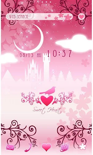 Pink Theme Romantic Fantasy Screenshot 0
