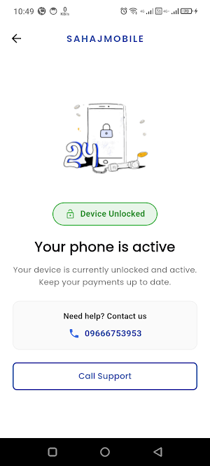 SahajMobile Screenshot 1