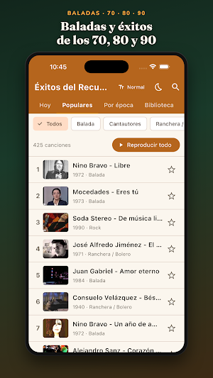 Éxitos del Recuerdo - Baladas Screenshot 0