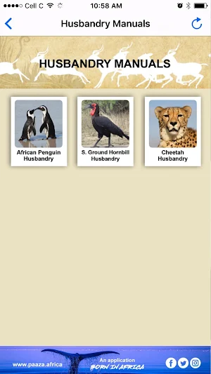 PAAZA Publications Screenshot 3