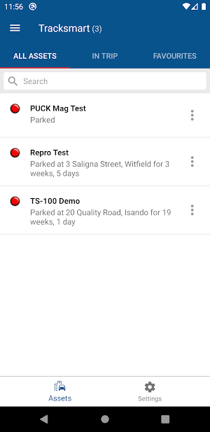 Tracksmart Telematics Screenshot 1