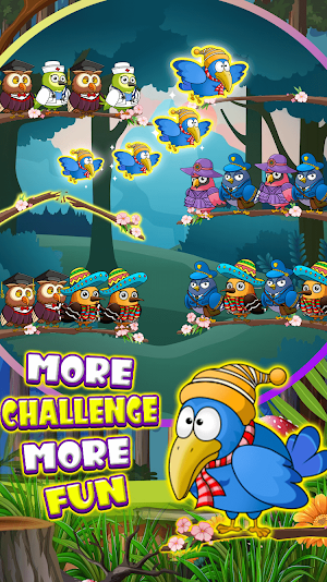 Bird Match :Color Sort Game Screenshot 3