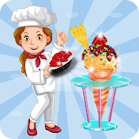 Girls cooking ice cream games
