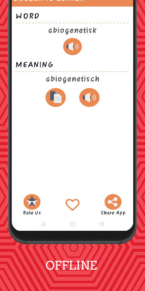 Swedish To German Dictionary Offline Screenshot 2
