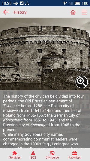 Kaliningrad city guide Screenshot 3