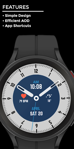 Nighty Analog 13 - watch face Screenshot 1