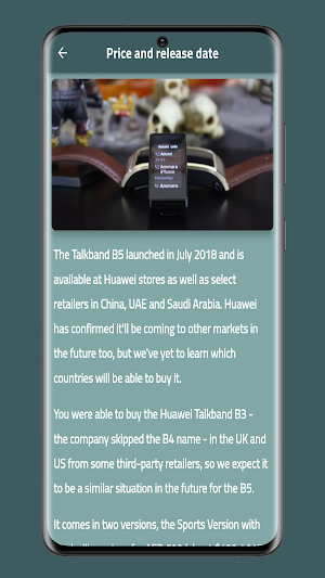 Huawei Talkband B5 Guide Screenshot 3