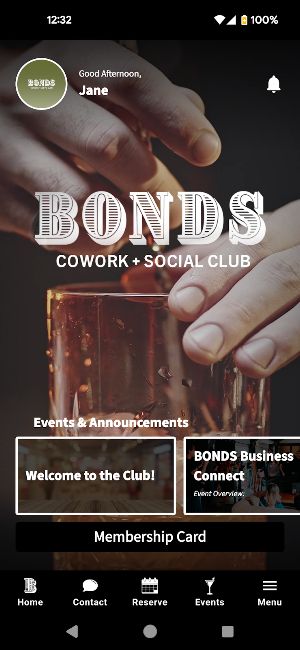 BONDS Co-Work & Social Club Screenshot 0