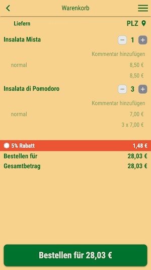 Pizzeria Turin Soest Screenshot 1