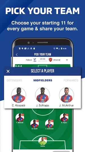 Palace Eagles - Live Scores Screenshot 1
