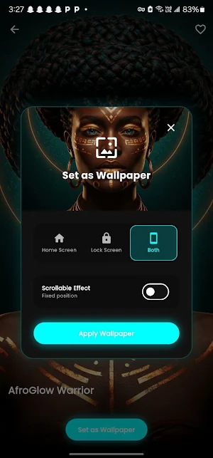 AfroGlow- Live Wallpapers | 4K Screenshot 2
