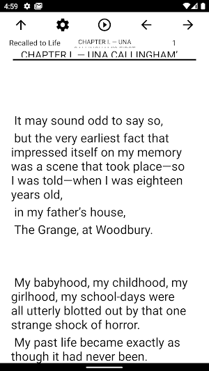 Book, Recalled to Life Screenshot 1