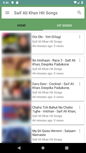 Saif Ali Khan Hit Songs Screenshot 2