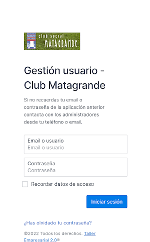 Socios Club Matagrande Screenshot 0