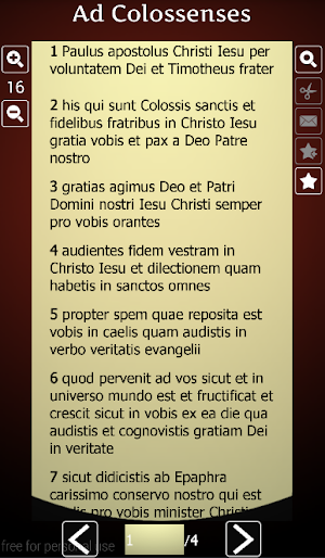 Holy Bible in Latin Screenshot 2