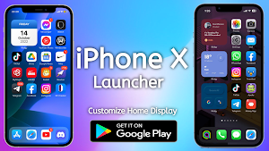 Launcher & Themes For iPhone X Screenshot 1