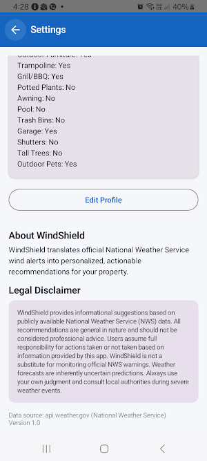 WindShield - Wind Protection Screenshot 0