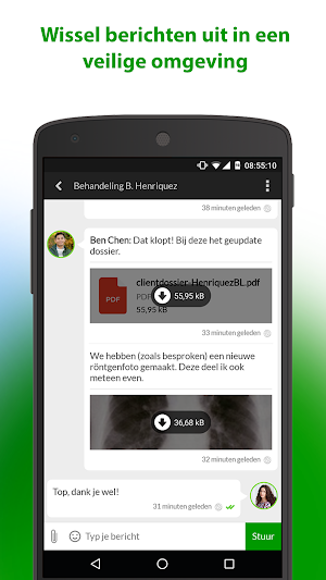 Zorg Messenger Screenshot 1