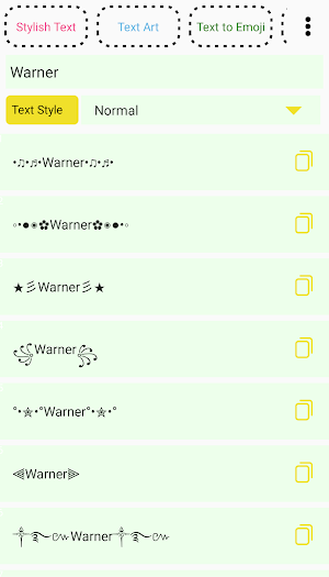 Stylish Fonts App Screenshot 1