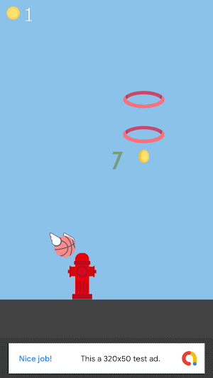 Classic Shoot Ball Flying Ring Screenshot 2