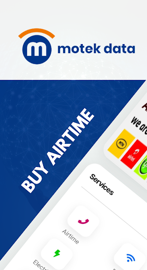 Motek Data App: Airtime & Data Screenshot 0