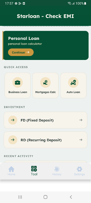 StarLoan - Check EMI Screenshot 1