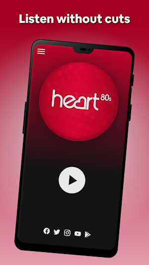Heart 80s Radio Screenshot 0