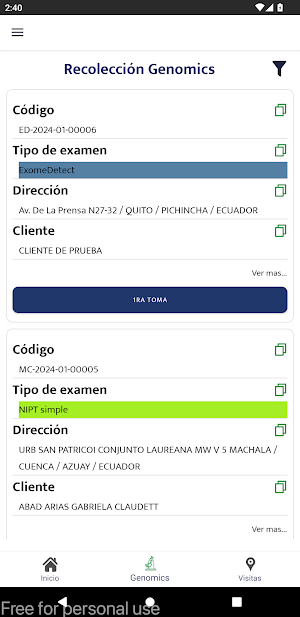 Conecta Células Madre Screenshot 1
