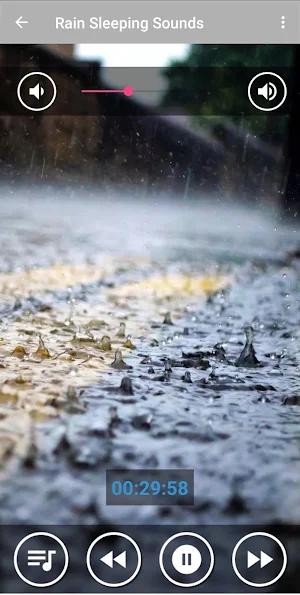 Sleep Music with Rain Sounds Screenshot 3