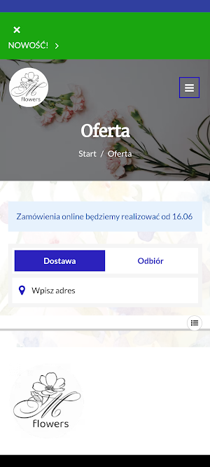 Kwiaciarnia M Flowers Screenshot 0