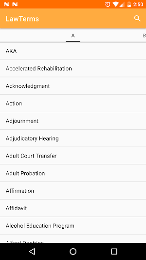 Legal Dictionary Screenshot 0