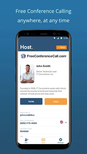 Free Conference Call Screenshot 2
