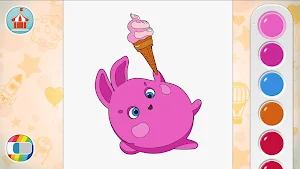Sunny Bunnies: Coloring Book Screenshot 2