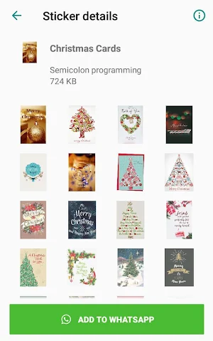 Christmas Stickers WAStickerApps Screenshot 1