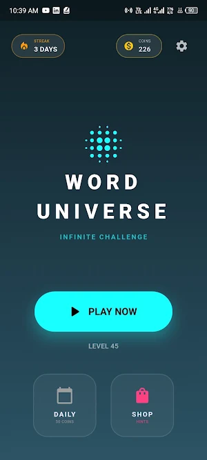 Word Universe: Word Search Screenshot 0