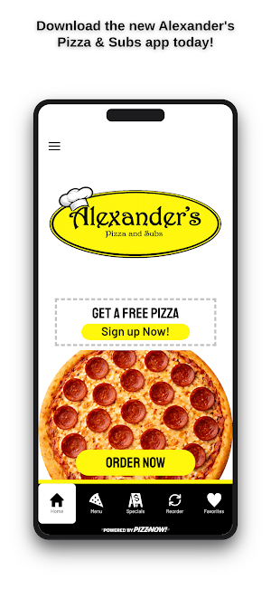 Alexander's Pizza and Subs Screenshot 0
