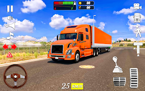 Euro Truck Cargo Delivery Game Screenshot 0