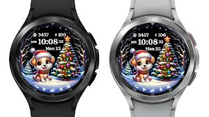 AZ278 Christmas Puppy Face Screenshot 3