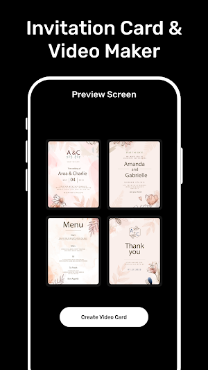 Invitation Card & Video Maker Screenshot 3