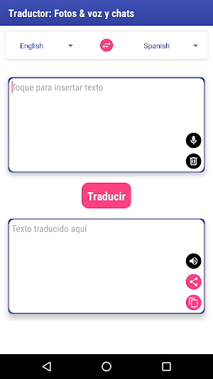Traductor: Fotos & Voz y Chats Screenshot 2