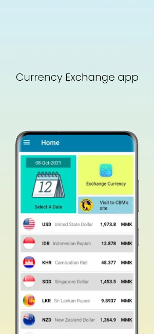 Myanmar Currency Converter Screenshot 0