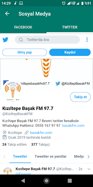 Başak FM 97.7 Screenshot 3