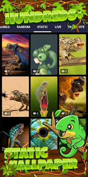 chameleon wallpaper Screenshot 3