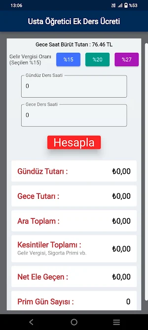 Ek Ders Hesapla: Usta Öğretici Screenshot 0