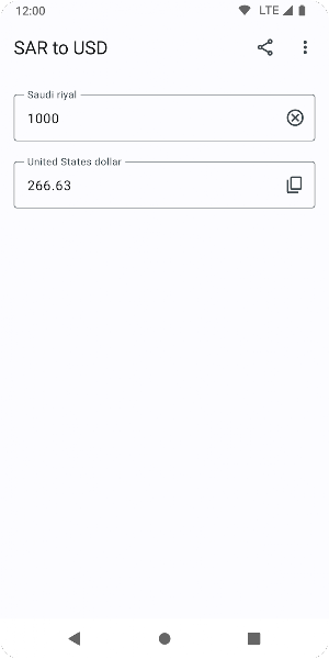 SAR to USD Screenshot 0