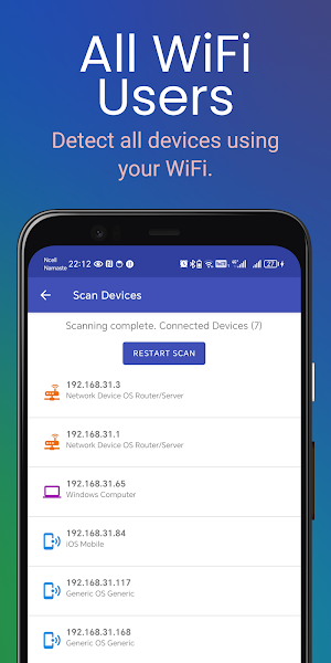WiFi Detector: Who Use My WiFi Screenshot 1