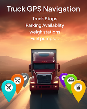 Truck GPS - Trucker Path Maps Screenshot 1