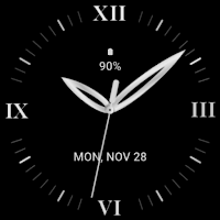 Classic Metallic Watch Face