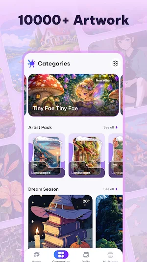 ColorDream - Paint by Numbers Screenshot 1